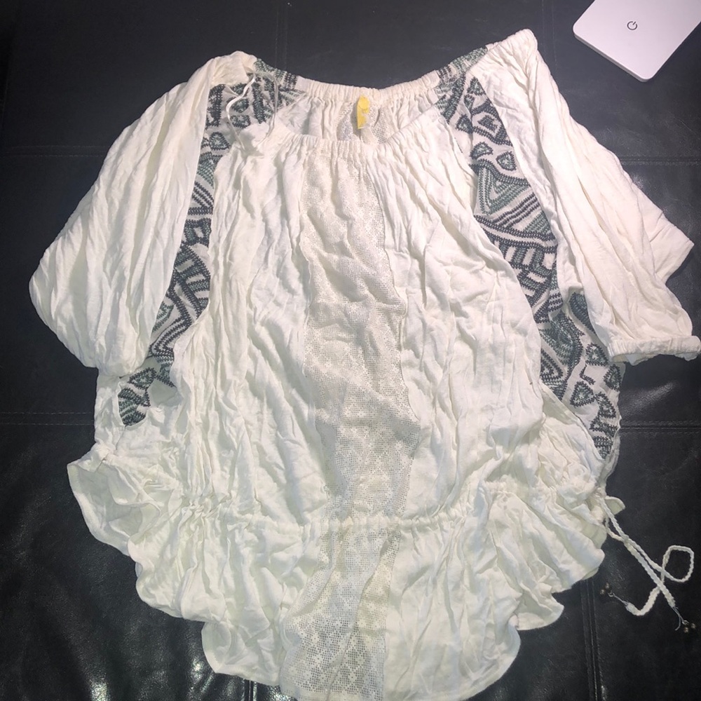 Free people off the shoulder option boho top